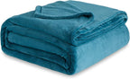 Bedsure GentleSoft Fleece Blankets King Size Teal by Unknown