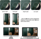 Chyhomenyc Stone Blue Sheer Curtains 84 Inches Long, 2 Panels | Light Filtering - Image 8
