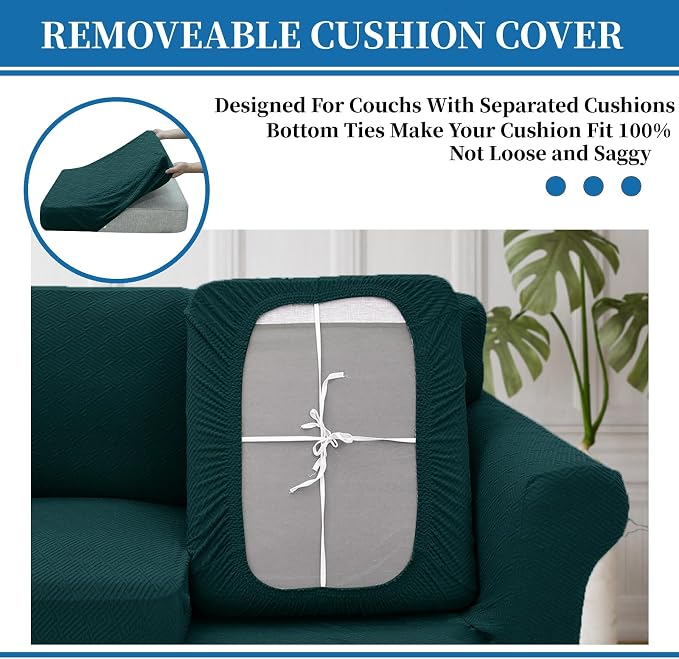 XINEAGE New 3 Pieces Couch Covers - Image 6