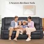 Yolsali 3 Seater Recliner Sofa Set - Image 8