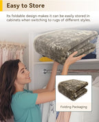 RELEANY Washable Area Rug, Small 2'6"x4', Water Repellent, Pet Friendly - Image 5