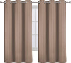 Cappuccino Blackout Curtains 38 x 54 Inch Length/Set of 2 Curtain - Image 2