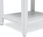 Sea Wind Florida Picket Fence Wood End Table - Image 7