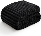 BEDELITE Ribbed Fleece Throw Blanket - Image 8