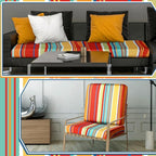 Geyoga 8 Pcs Patio Stretch Sofa Cushion Covers Outdoor Cushion Covers - Image 5