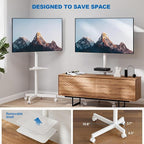 Mobile TV Stand for 23-65 Inch LCD LED Flat/Curved Panel Screen TVs, Height - Image 3