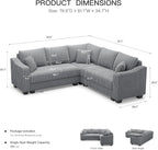 Belffin Convertible Sectional Couch - Image 2
