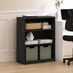 Furinno GEHRY Book Shelf, 3-Tier Small Bookshelf, Bookcase - Image 2