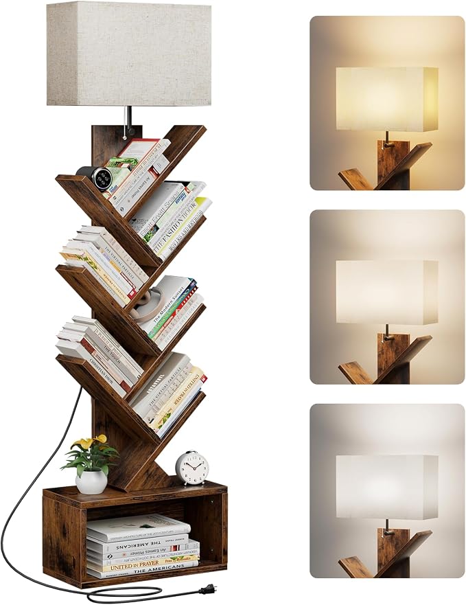 Evermagin 6 Tier Tree Bookshelf by Evermagin