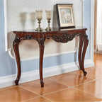 Vintage French Console Table, Wood Entryway Table - Image 2