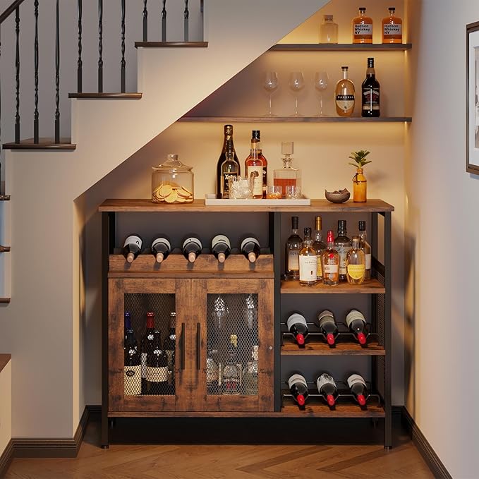 X-cosrack Wine Bar Rack Cabinet - Image 3