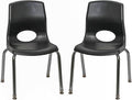Children’s Factory MyPosture Plus 12" Chair, 2 Pack, Stackable Ergonomic by Angeles