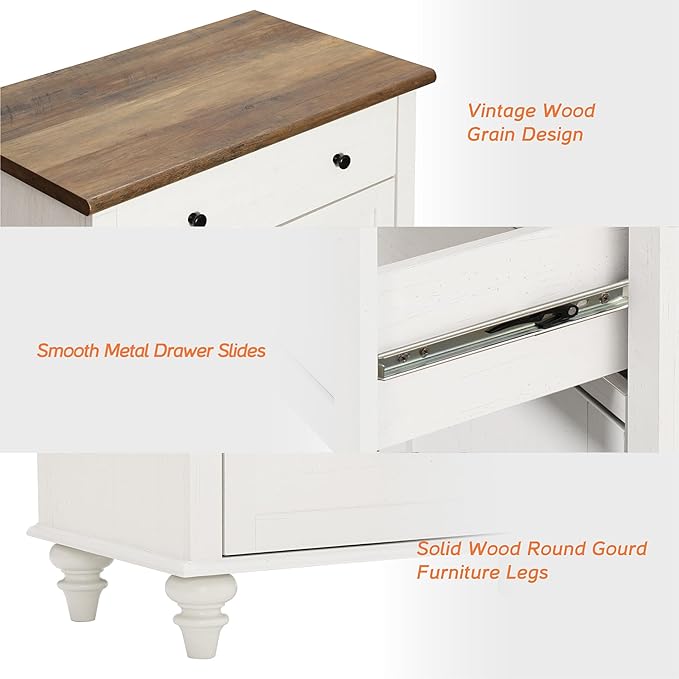 WAMAPT Buffet Cabinet with 6 Doors and 3 Drawers, Large Coffee Bar Table Wood - Image 5