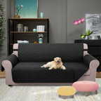 U-NICE HOME 4 Seater Sofa Cover 91''Large Couch Cover, Pet Friendly, Elastic - Image 2