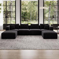 Avenco 141” U-Shaped Modular Sectional Couch Sofa by Avenco