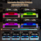 HedoAjim Black LED Coffee Table - Image 5