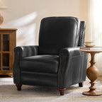 HULALA HOME Genuine Leather Manual Recliner Chair - Image 8
