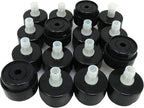 Shepherd Pack of 16 Self-Leveling Table Glides, 1/4" Threaded Stem - Image 10