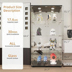 Beauty4U Glass Display Cabinet - Image 2