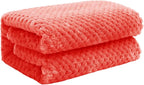 Exclusivo Mezcla Waffle Fleece Throw Blanket by ExclusivoMezcla