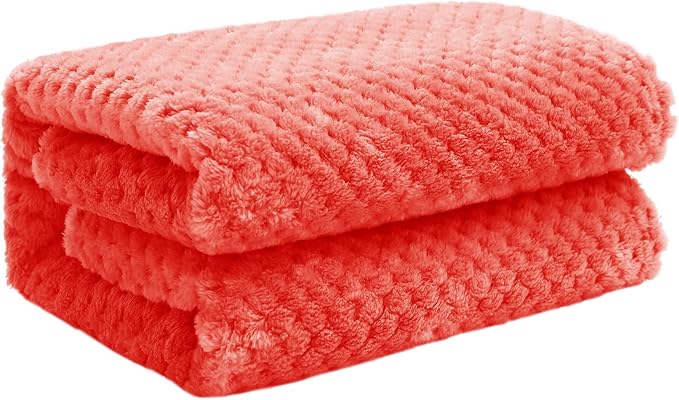 Exclusivo Mezcla Waffle Fleece Throw Blanket by ExclusivoMezcla
