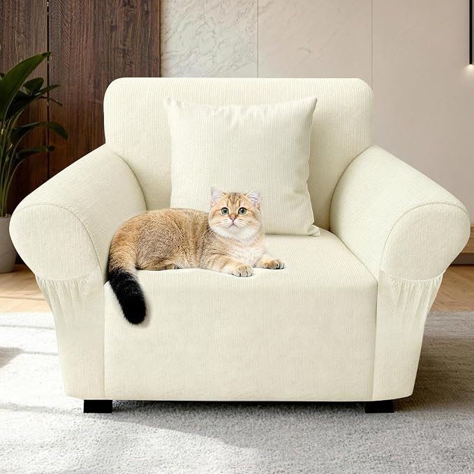 Armchair Slipcover with 1 Pillow Cover - Image 7