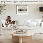MIULEE 26x26 Euro Pillow Insert, Throw Pillow - Image 4