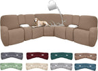 100% Waterproof Sectional Recliner Couch Covers by ROFASVCO