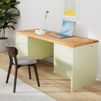 HON Credenza with Kneespace, 72 by 24 by 29-1/2-Inch, Harvest/Putty - Image 2
