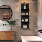 Homaterial Wall Shelves 4 Tier, Simple Vertical Corner Shelf - Image 5