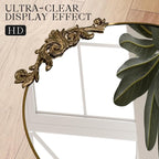 MISSDAY Vintage Baroque Full Length Mirror, Full Metal Frame Stand Up Retro - Image 7