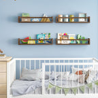 Fixwal Nursery Book Shelves, 23.6 Inch Floating Bookshelves - Image 5
