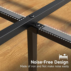 Z-hom Easy Assembly Sturdy Metal Platform Bed, Queen Size Bed Frame - Image 7
