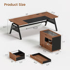 SEDETA L Shaped Computer Desk - Image 2