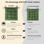 ELFJOY Rocking Chair Cushion Large Rocking Chair Pads - Image 3