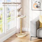 Simple Trending Round Side Table, Small Drink Table, Beside End Table - Image 4