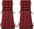 2 Pack 72x21 Inch Folding Chaise Lounge Cushion Quick Dry by AMCATON