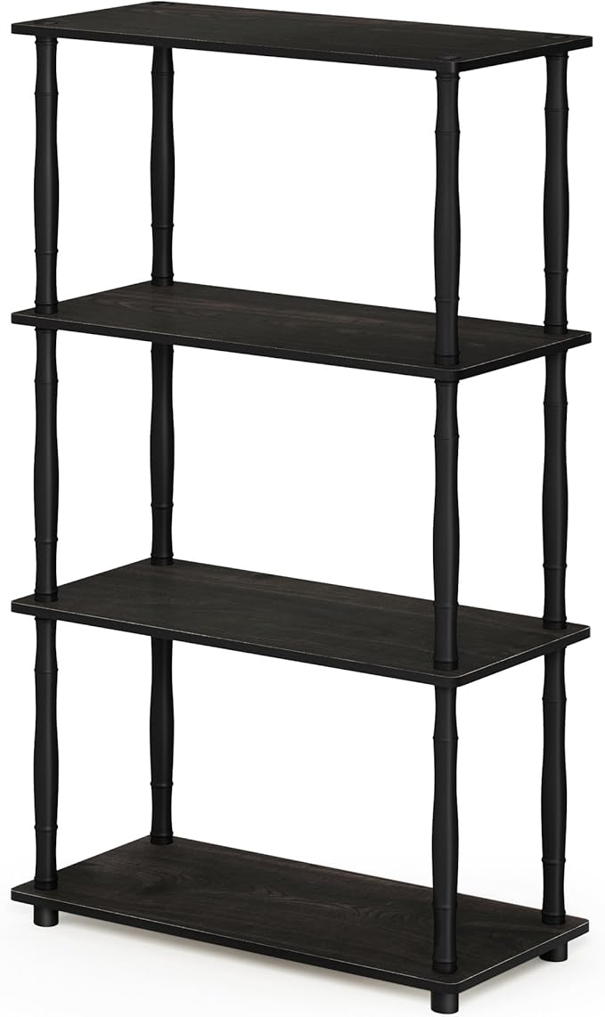 Furinno Turn-N-Tube 4-Tier Multipurpose Shelf Display Rack, Classic Tubes - Image 5