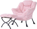 Tiita Lazy Chair with Ottoman, Comfy Leisure Sofa Armchair with Ottoman by TiitaHome