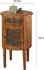 Lombardy Storage Accent Table | Traditional Style Vintage Furniture - Image 3