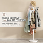 Muwuele Solid Wood Cactus Coat Rack, Freestanding Coat Rack - Image 5
