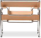 Baxton Studio Jericho Leather Mid-Century Modern Accent Chair - Image 6