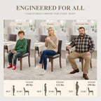 Dining Chairs Set of 4, Modern Dining Room Chairs - Image 7