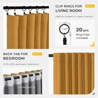 INOVADAY 100% Blackout Curtains - Image 3