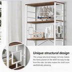 HOMISSUE Bookcase, 7-Tier Tall Bookshelf Metal Bookcase and Bookshelves - Image 5
