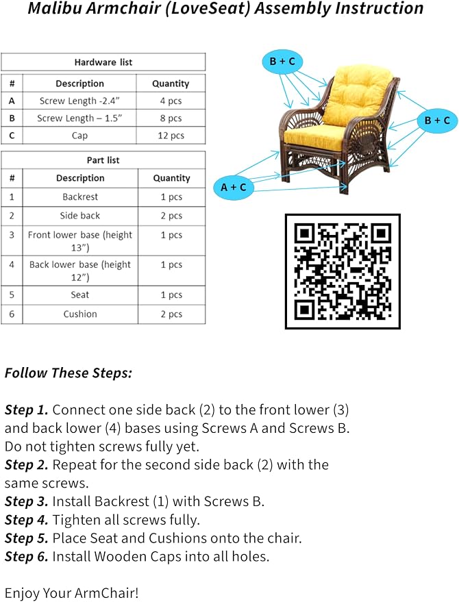Malibu Lounge Set of 4: 2 Natural Rattan Wicker Chairs, Three-Seater Sofa - Image 11