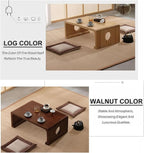 Japanese Floor Table, Japanese Coffee Table, Retro Japanese Wooden Table - Image 6