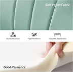 HULALA HOME Modern Velvet Loveseat Sofa - Image 5