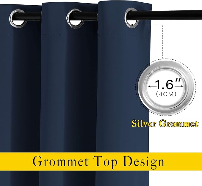 NICETOWN Bedroom Curtains 78 inch Length - Image 3