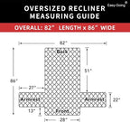 Easy-Going Reversible Couch Cover, Oversized Recliner, Water Resistant - Image 6